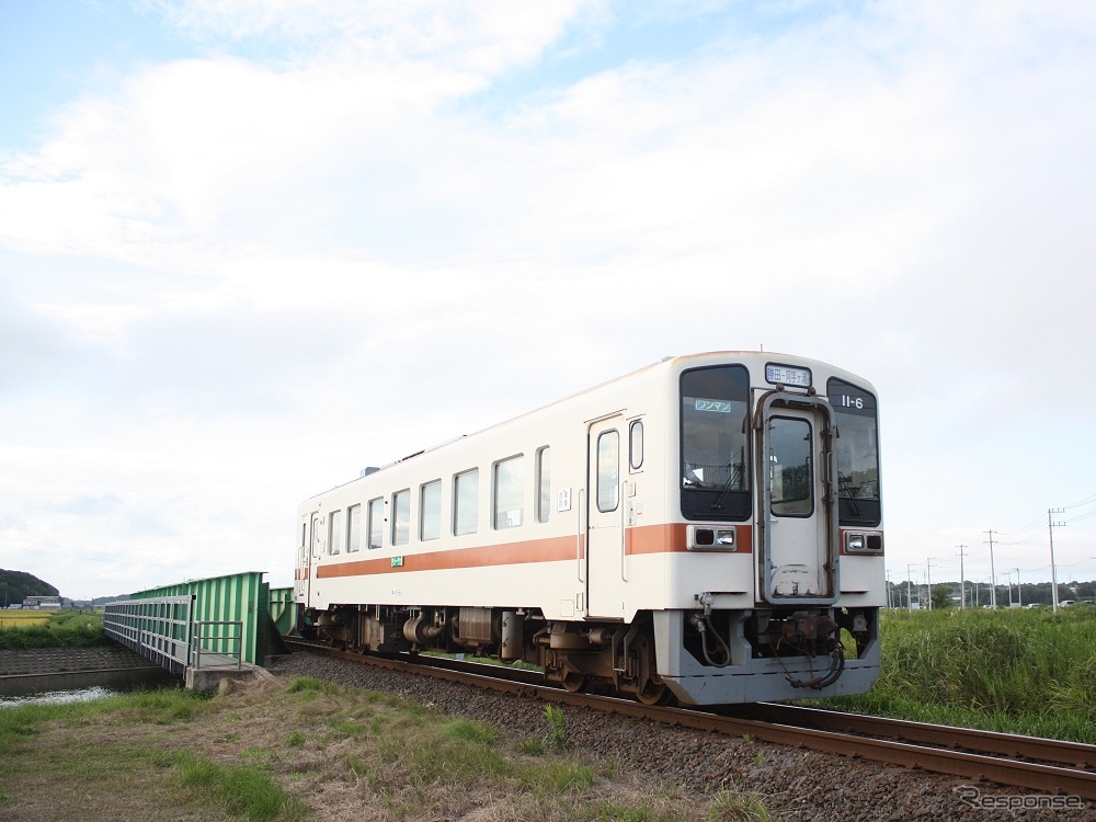 「わんわんライド湊線」を実施する列車には専用車両が増結されるため、複数編成となる。なお、勝田駅はJR東日本との共同使用駅のため乗降できない。希望すれば一般の乗客も増結車両に乗車できる。写真はひたちなか海浜鉄道のキハ11形。