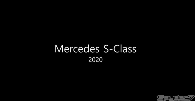 メルセデスベンツ Sクラス　次期型　スクープ動画