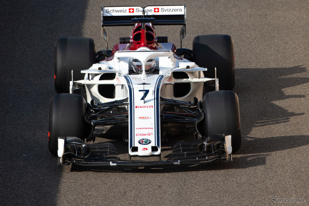 アルファロメオ・ザウバーF1チーム（2018年、シーズン終了後のテスト：ライコネン搭乗）　(c) Getty Images