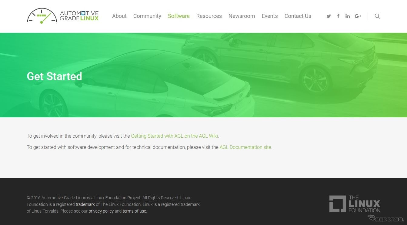 オートモーティブ・グレード・リナックス（AGL）の公式サイト