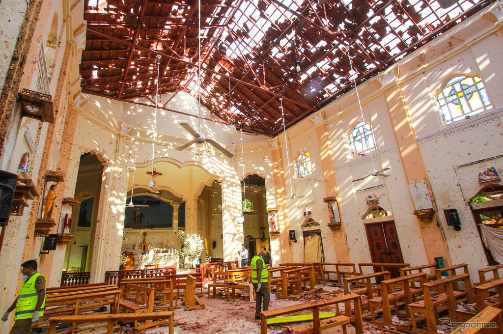 スリランカ爆破テロ　(c) Getty Images