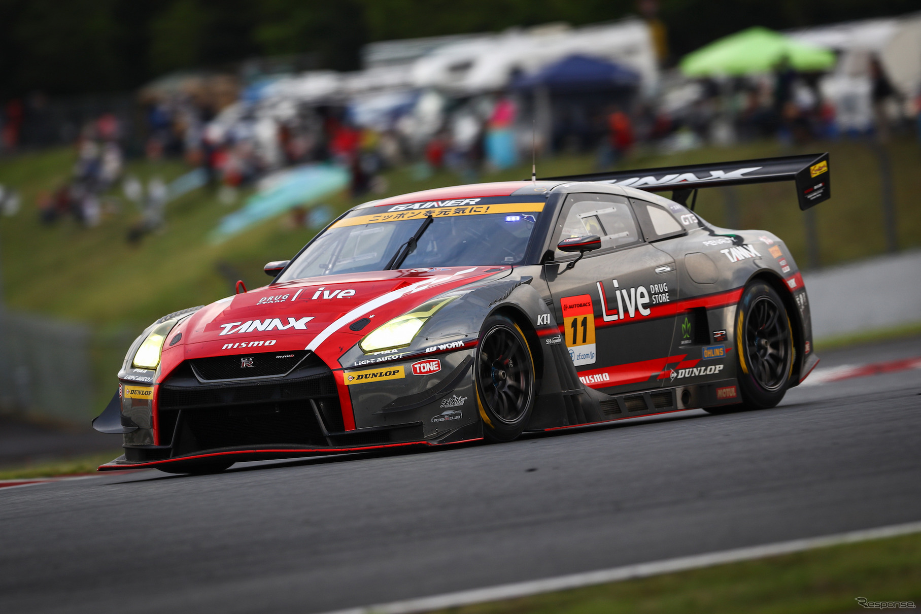 GT300クラス優勝の#11 GT-R。