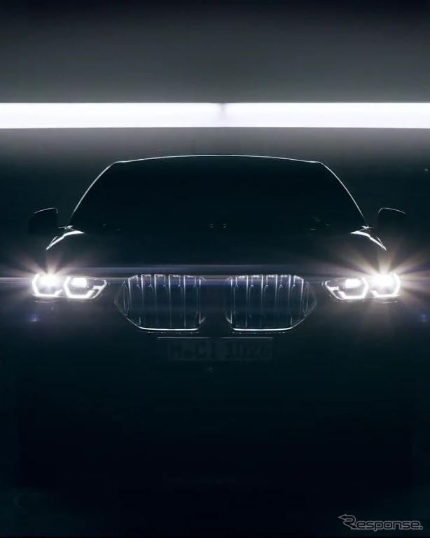 BMW X6 新型のティザーイメージ