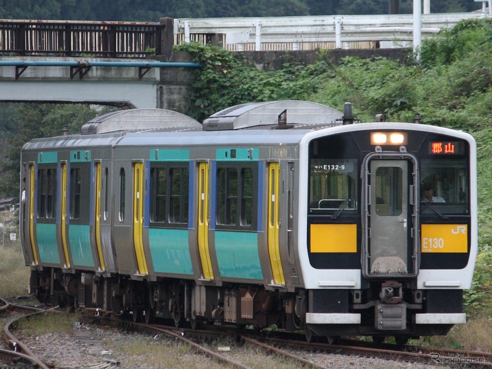 JR東日本では首都圏や仙台、新潟エリアでモバイルSuicaを活用したオンライン上の定期券購入が可能となっているが、それ以外の地域では有人駅で購入する旧態依然の状態が続いている。写真は、スマホ定期券のモニタリングが実施される水郡線の列車。