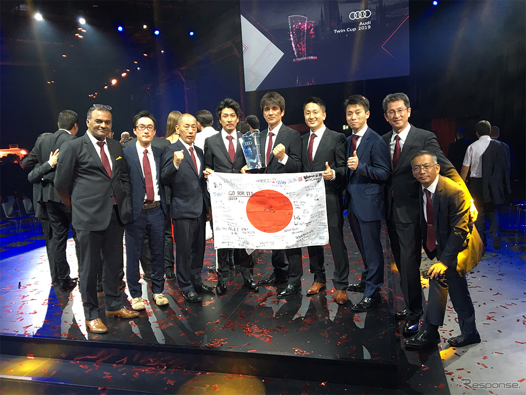 アウディツインカップ世界大会で初の総合優勝を飾った日本代表チーム