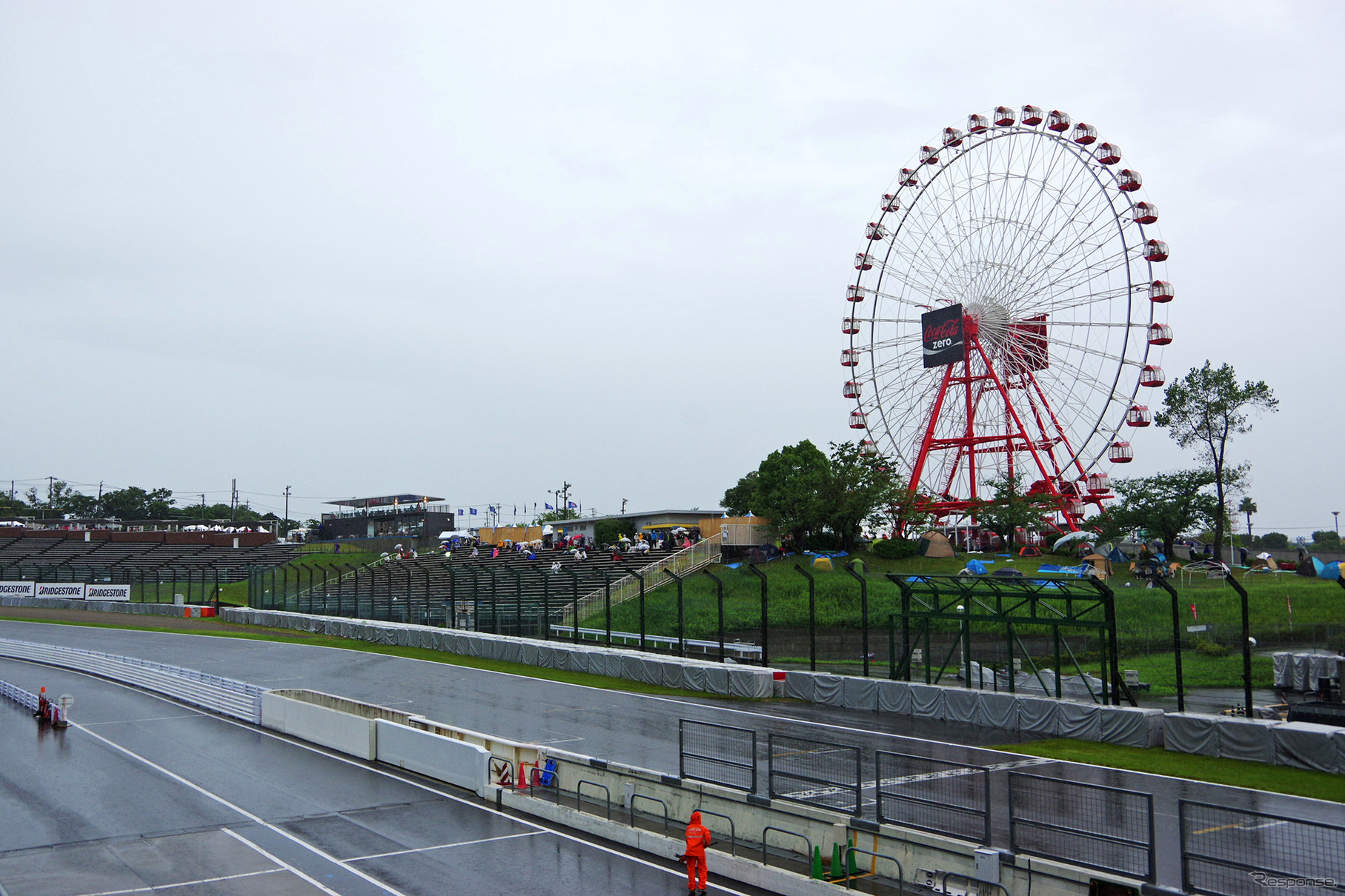 雨の鈴鹿サーキット