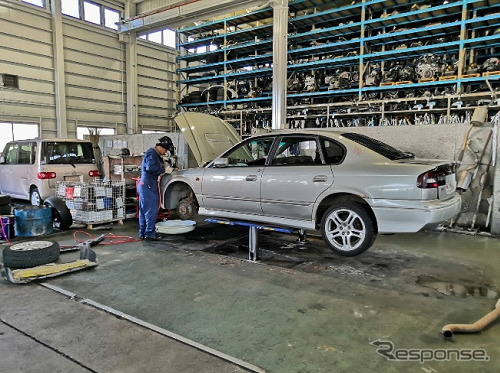 豊田通商の技術提携先である日本の自動車解体事業者（参考画像）