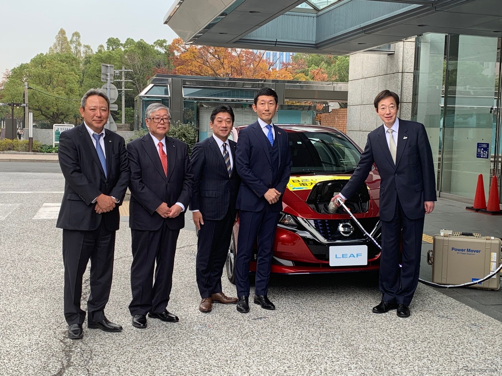 神戸市、日産自動車、神戸酒心館、電気自動車を活用した「災害連携協定」を締結（11月25日）