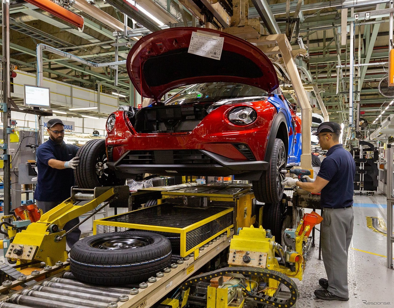 日産 ジューク 新型の生産が開始された英国サンダーランド工場