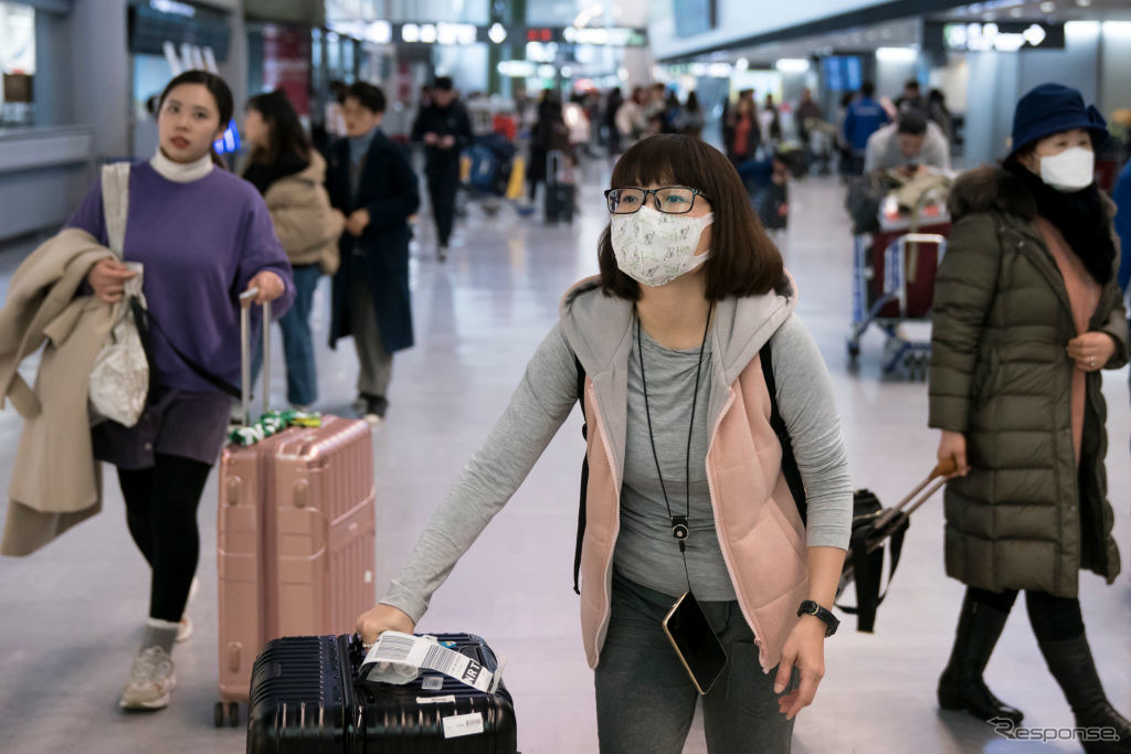 成田空港（1月24日）