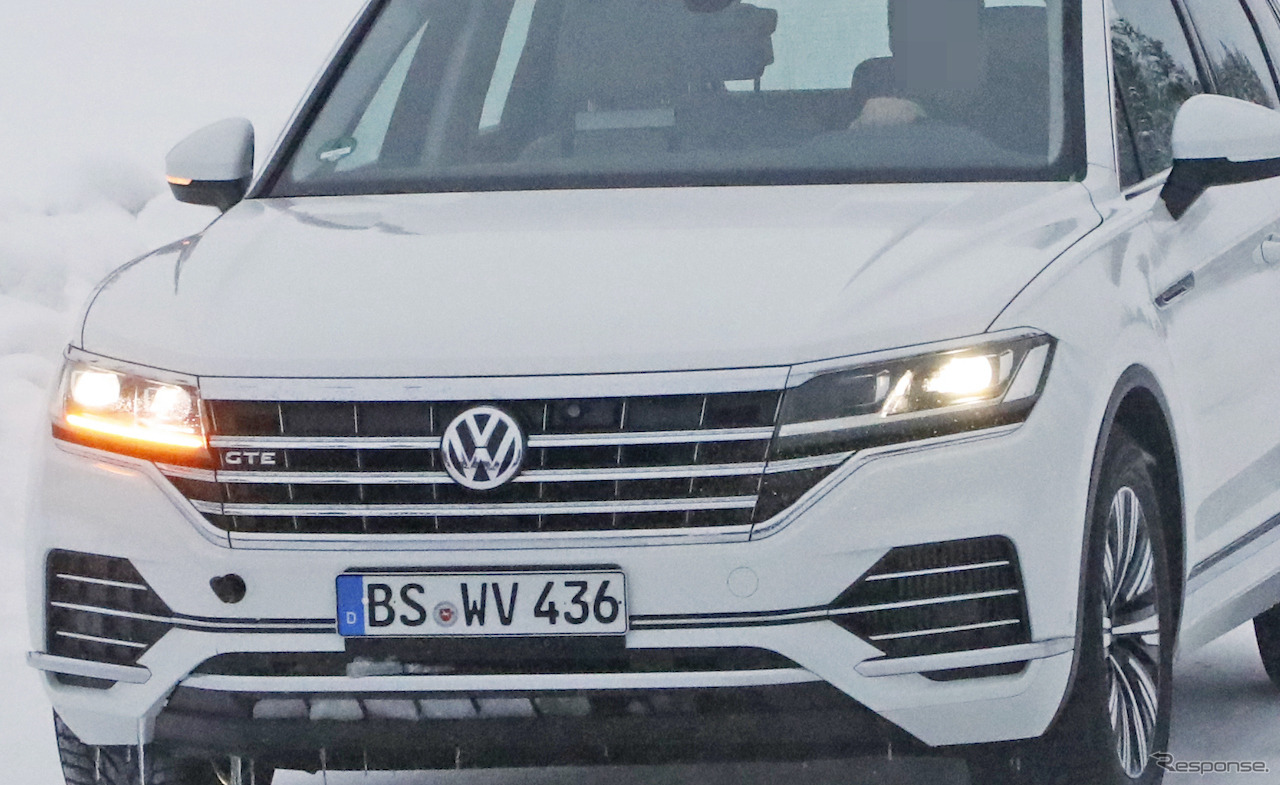 VW トゥアレグ GTE 開発車両（スクープ写真）