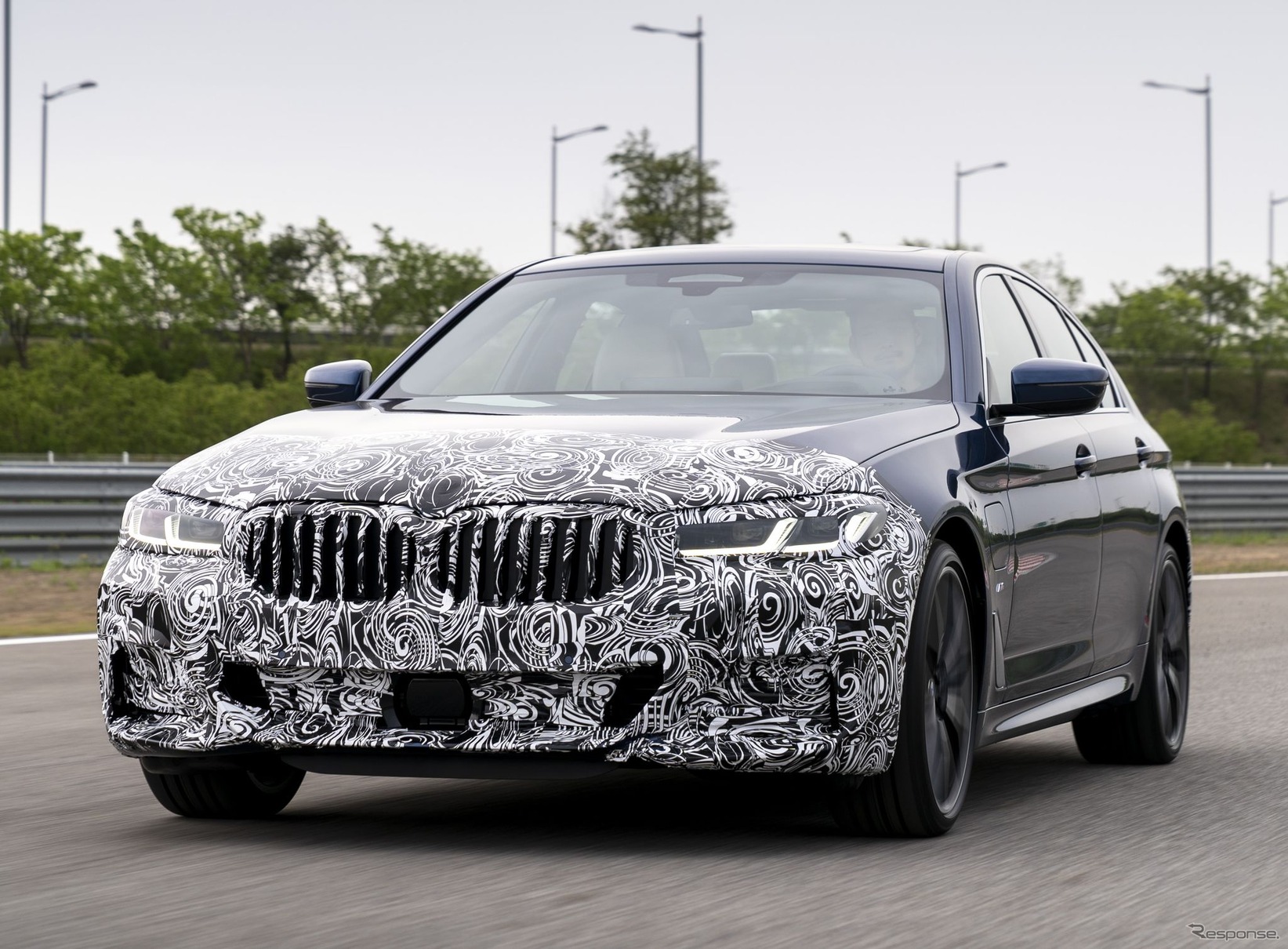 BMW 5シリーズ 改良新型の開発プロトタイプ