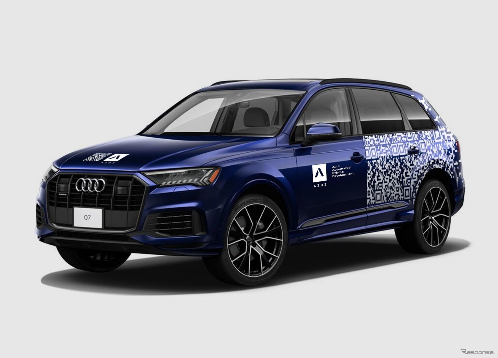 アウディ Q7 ベースの自動運転プロトタイプ車