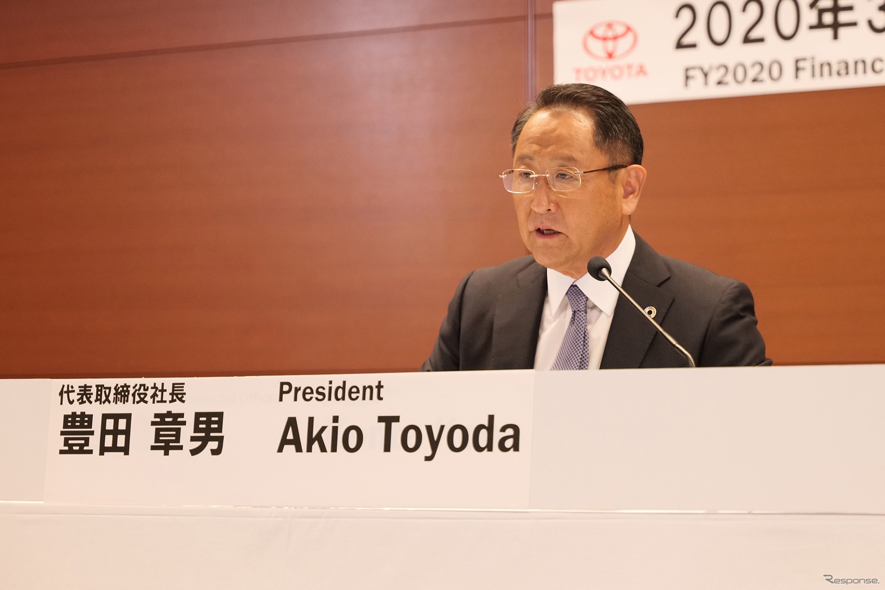 トヨタ自動車の豊田章男社長