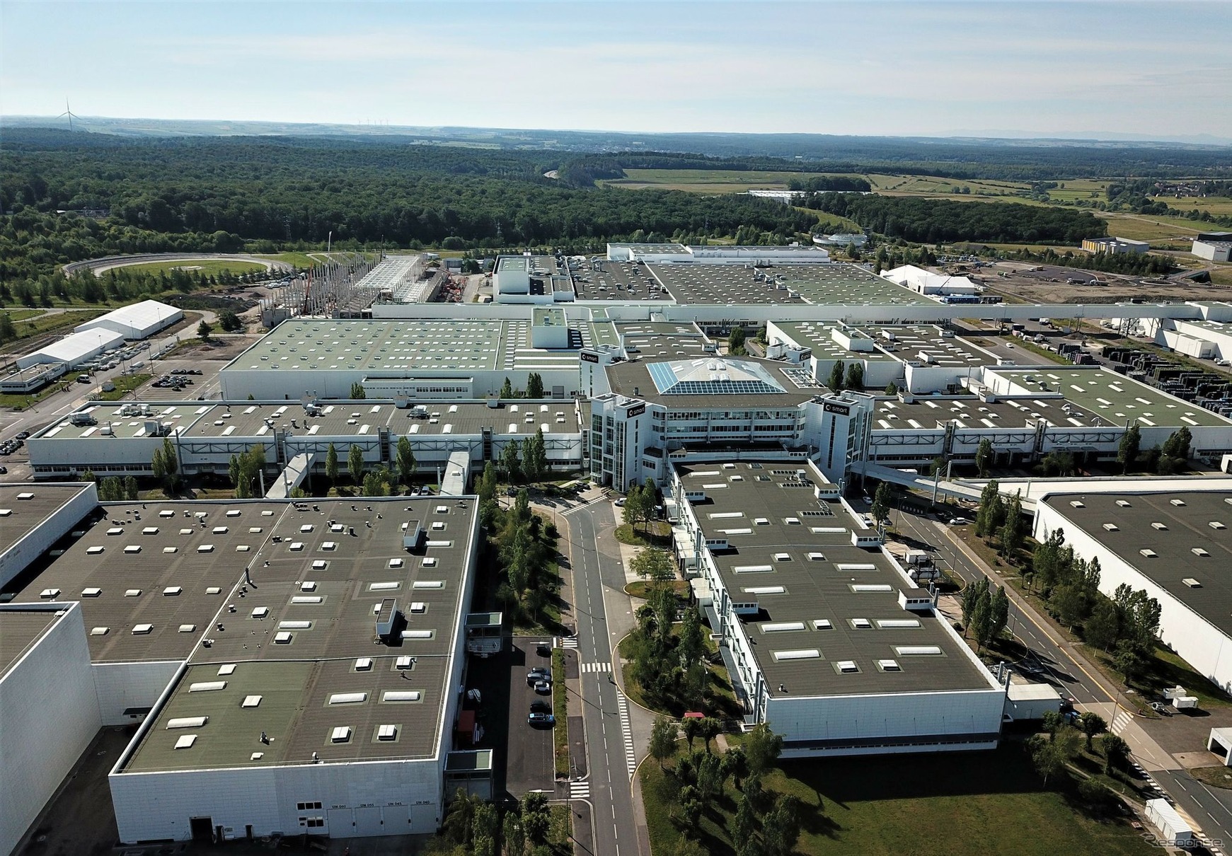 スマートのEVを生産しているメルセデスベンツのフランス・ハムバッハ工場