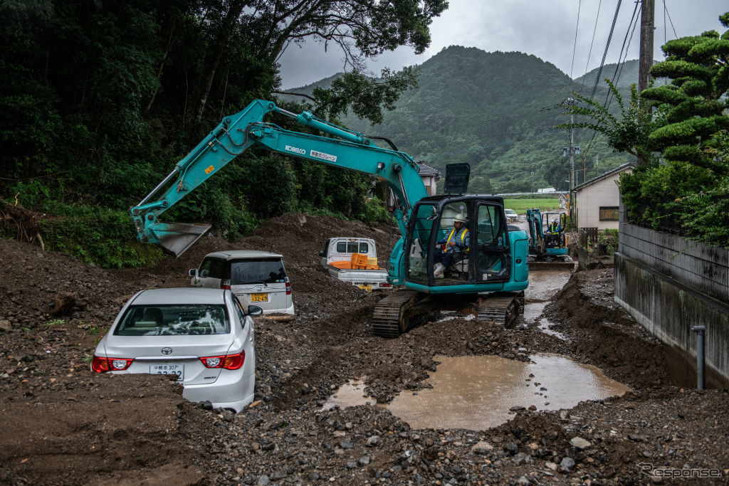 熊本県津奈木町、7月7日