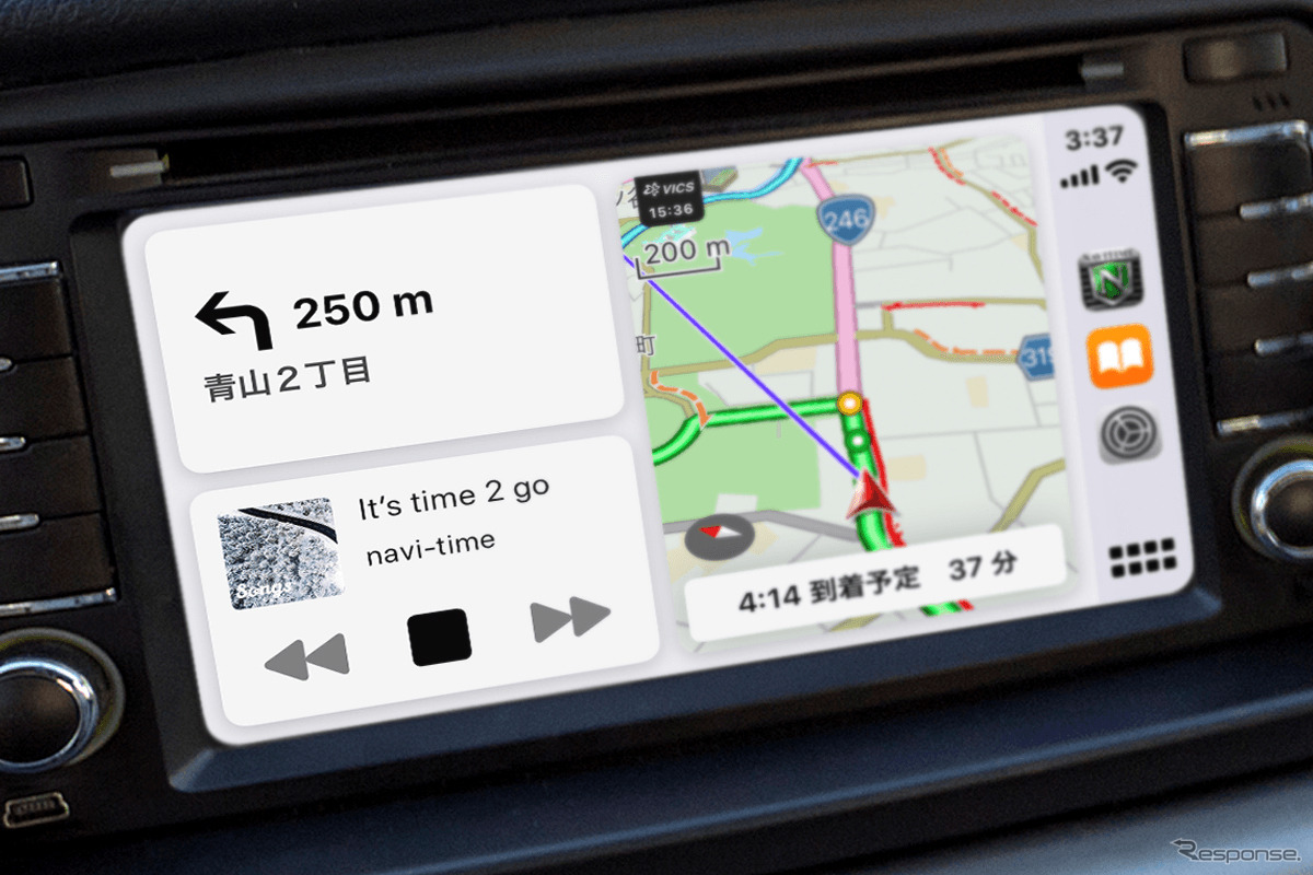 カーナビタイム、Apple CarPlayダッシュボード機能に対応