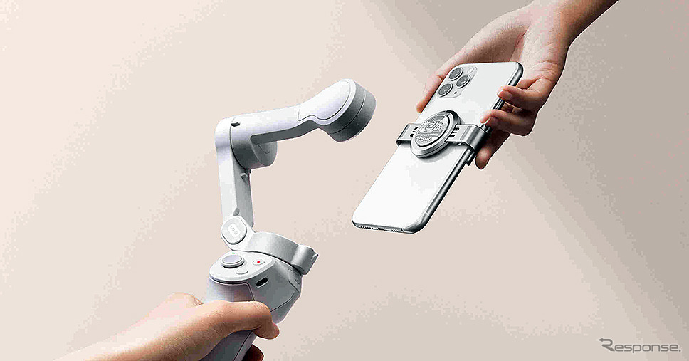 スマホスタビライザー DJI OM 4 登場…簡単着脱、最新3軸スタビライザー搭載 | レスポンス(Response.jp)
