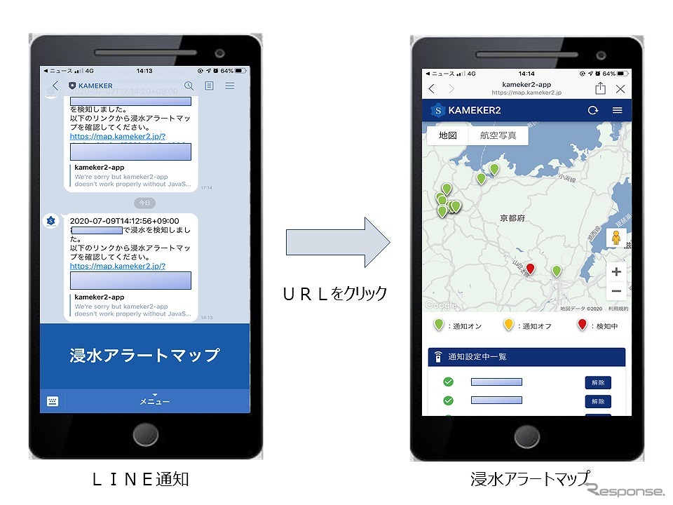 セルラー通信式浸水検知センサ「KAMEKER2」