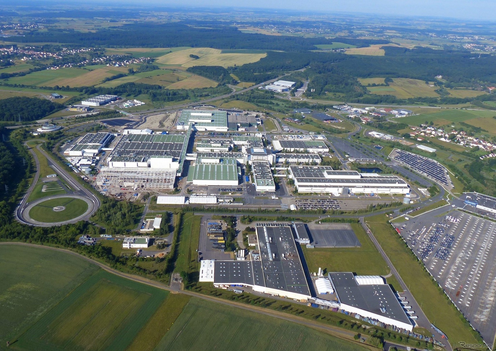 スマートのEVを生産しているフランスのハンバッハ工場