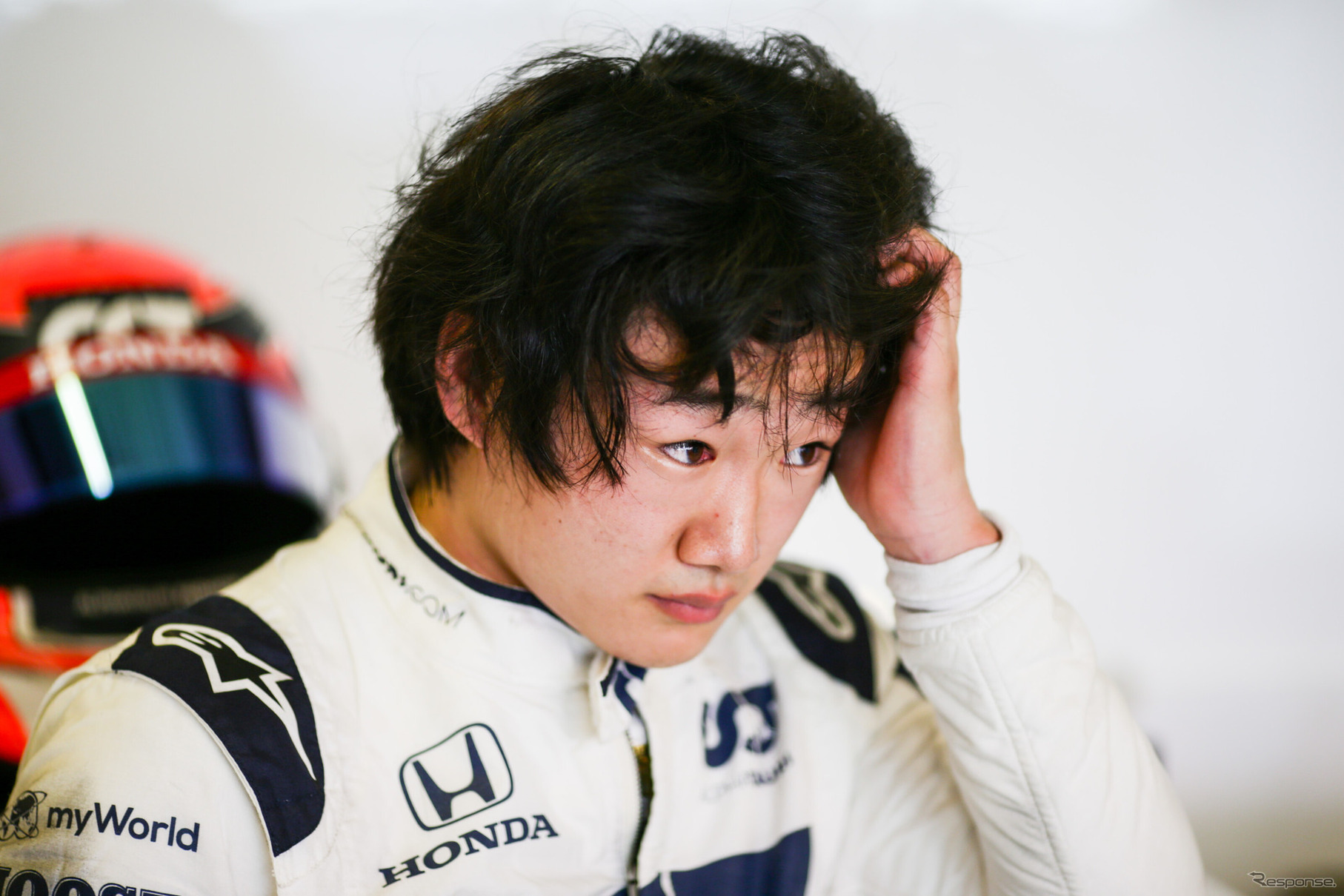 角田裕毅選手（F1アブダビ若手テスト）