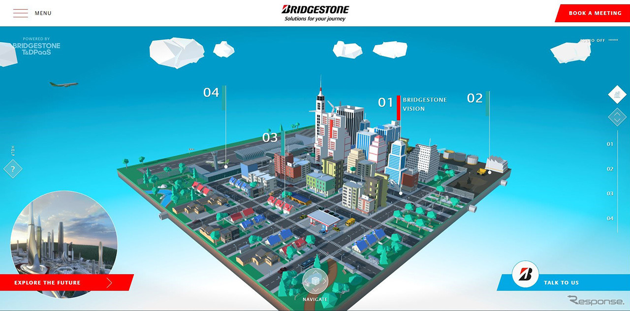 「Bridgestone World」イメージ図