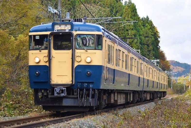 7月に引退するS16編成（北しなの線・豊野～牟礼間）