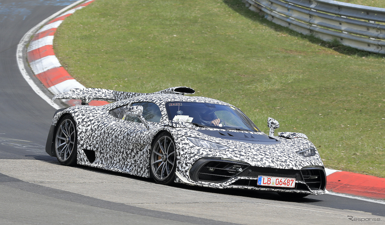 メルセデス AMG One プロトタイプ（スクープ写真）