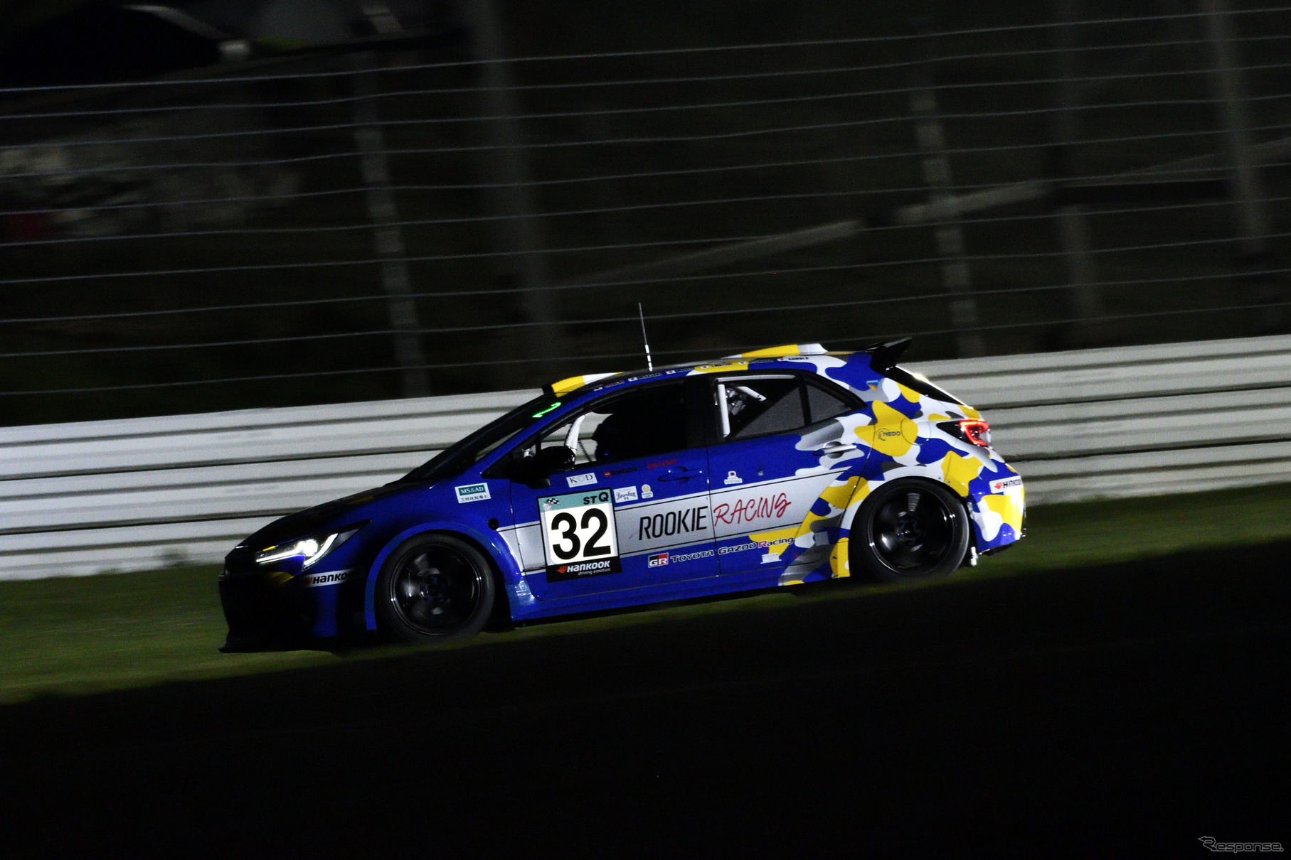 スーパー耐久富士24時間レース：トヨタ水素カローラ