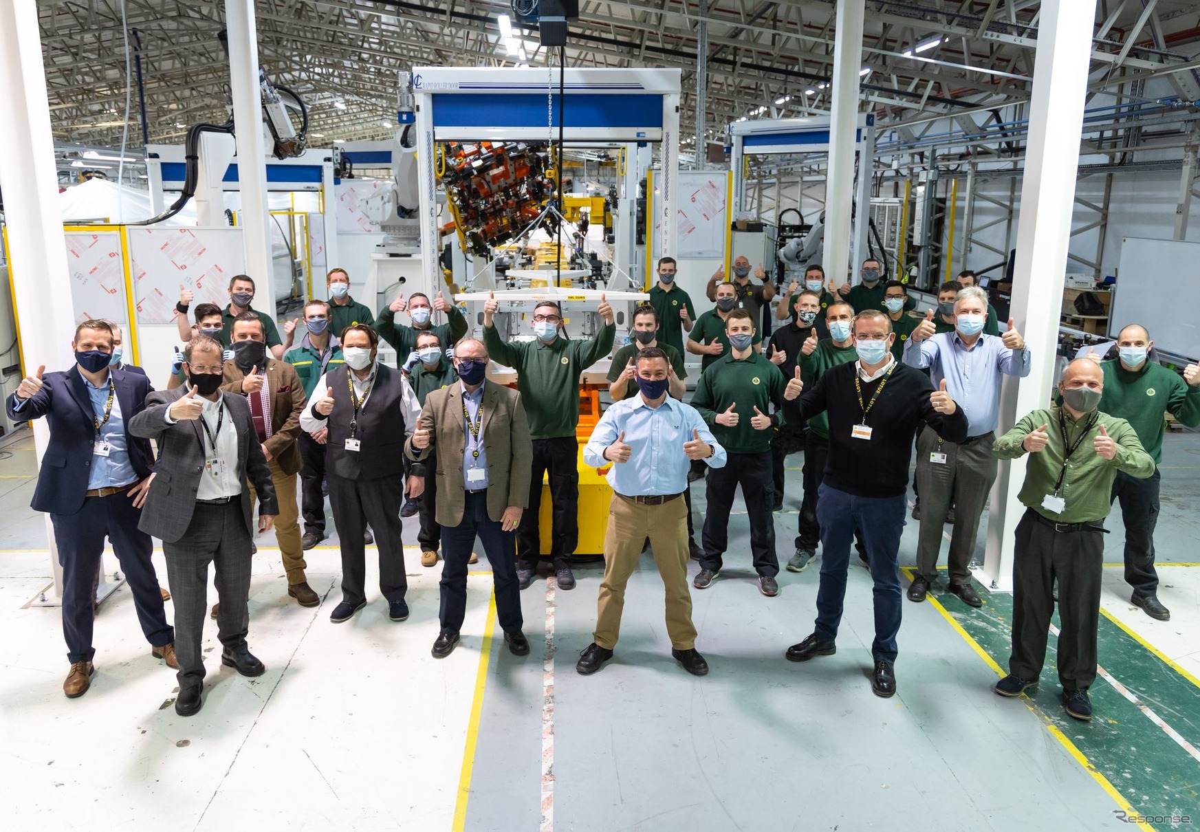 ロータスカーズの英国ヘセル工場で開始されたロータス・エミーラのプリプロダクション