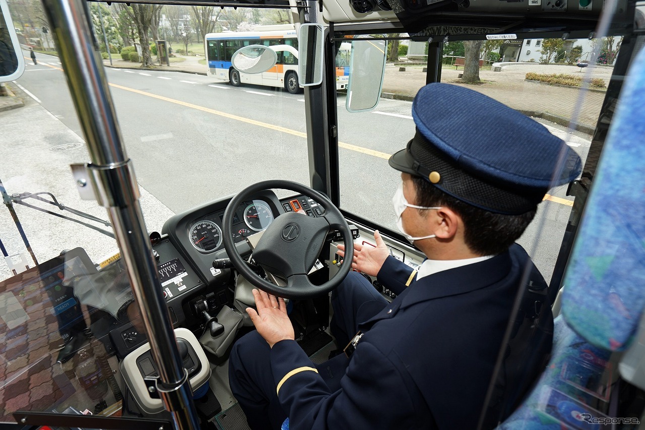 左近山団地での自動運転の様子