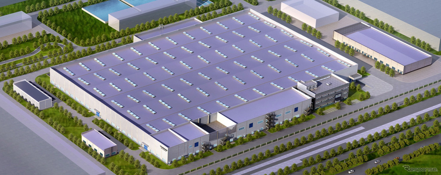 VWグループの中国の新たなバッテリー工場の完成予想
