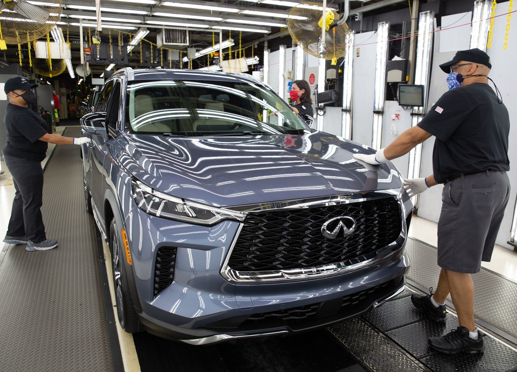 日産の米国テネシー州スマーナ工場で生産を開始したインフィニティ QX60 新型