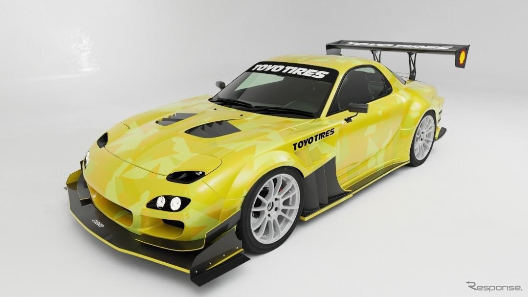 マツダ RX-7 のカスタマイズカー「TCPマジックUSAヘリテージ7」