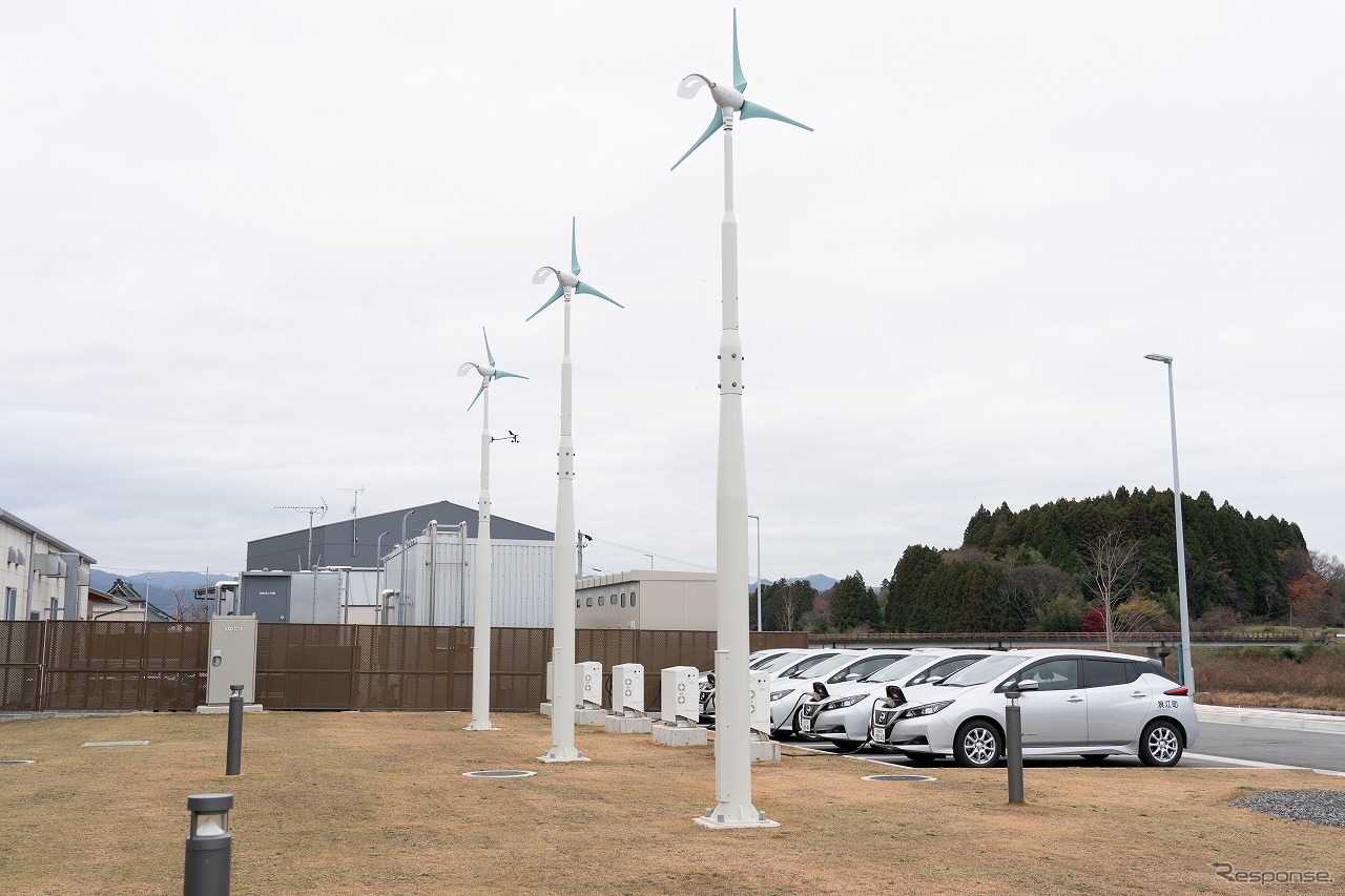 EVを活用したエネルギーマネジメントシステムの実用化検証（福島県浪江町）