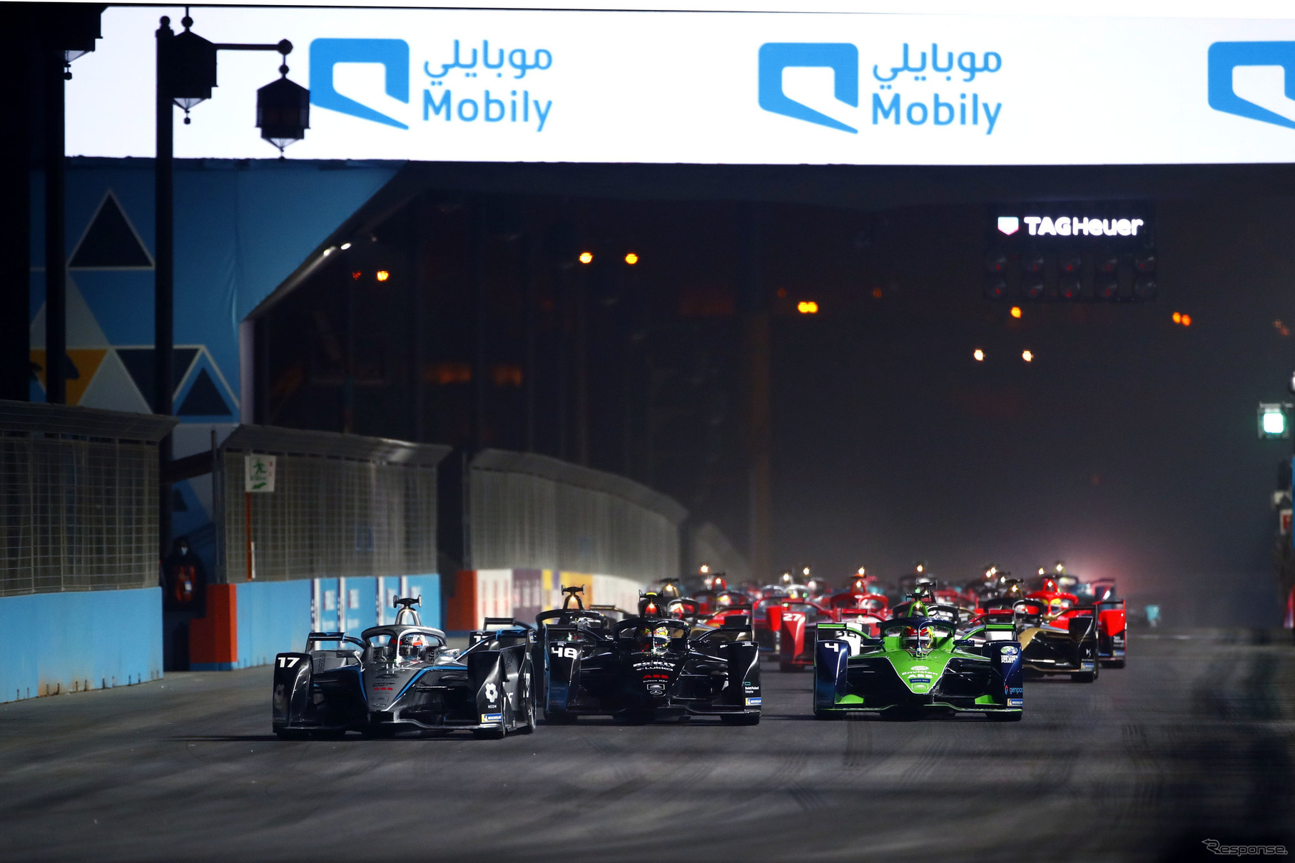 フォーミュラEの第2戦は、開幕戦の翌日にサウジアラビアで行われた