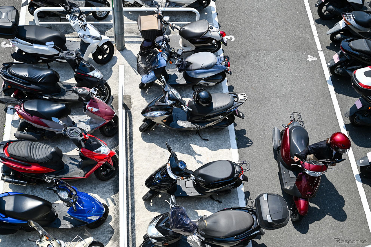 バイク駐輪場（イメージ）