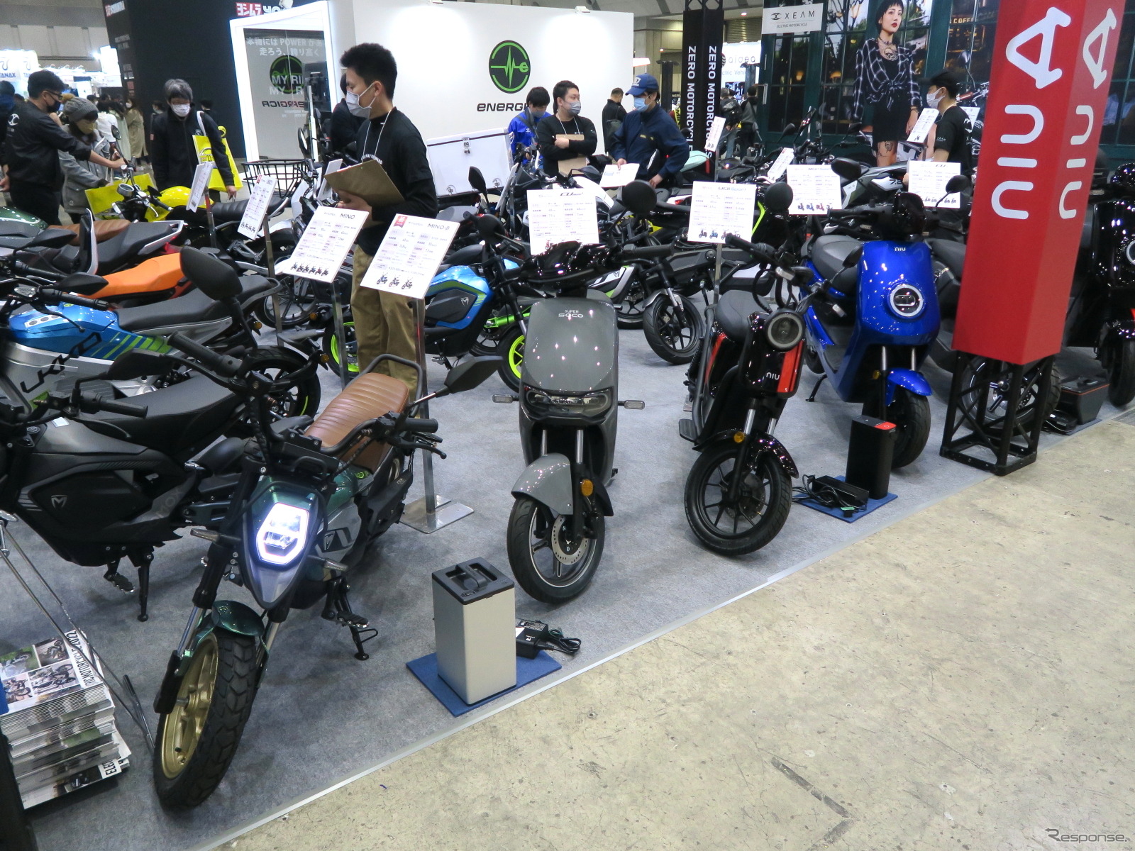 Xeamは6ブランド20車種もの電動バイクを展示（東京モーターサイクルショー2022）