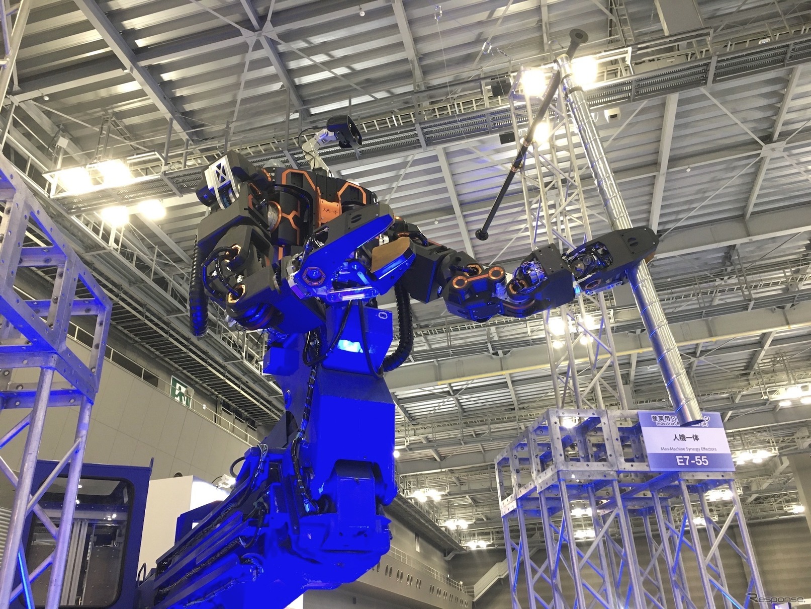 人型重機ロボット（国際ロボット展2022）