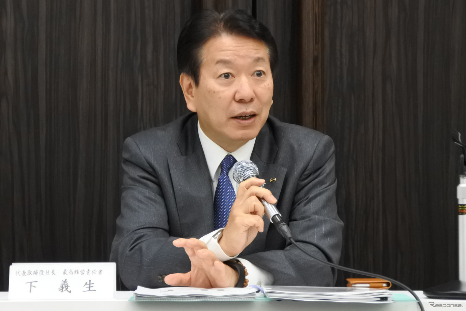日野自動車 下義生 社長（2019年当時）