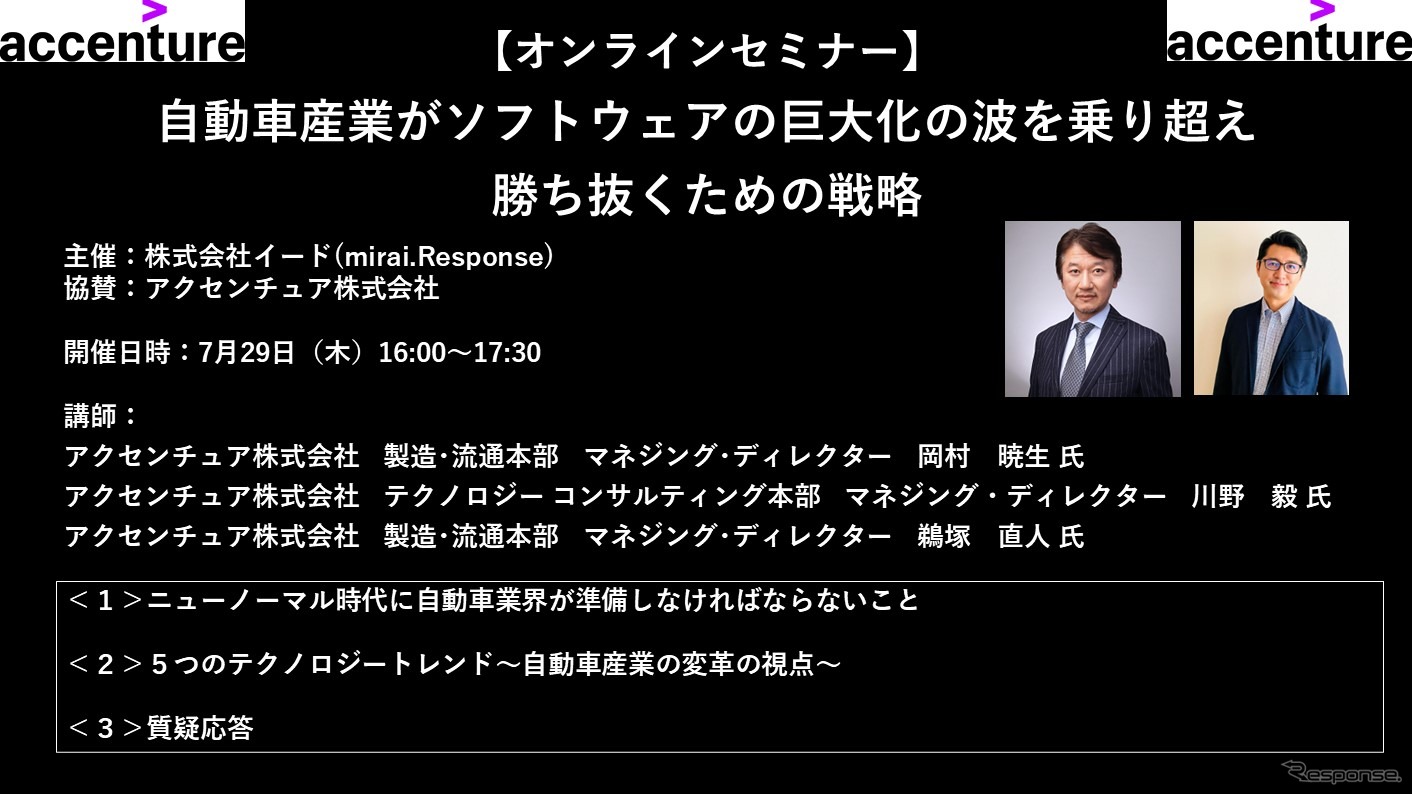 【セミナー見逃し配信】※プレミアム会員限定　自動車産業がソフトウェアの巨大化の波を乗り超え勝ち抜くための戦略