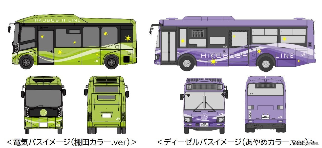 日田彦山線BRTはノンステップバスに…電気4両、ディーゼル2両を導入