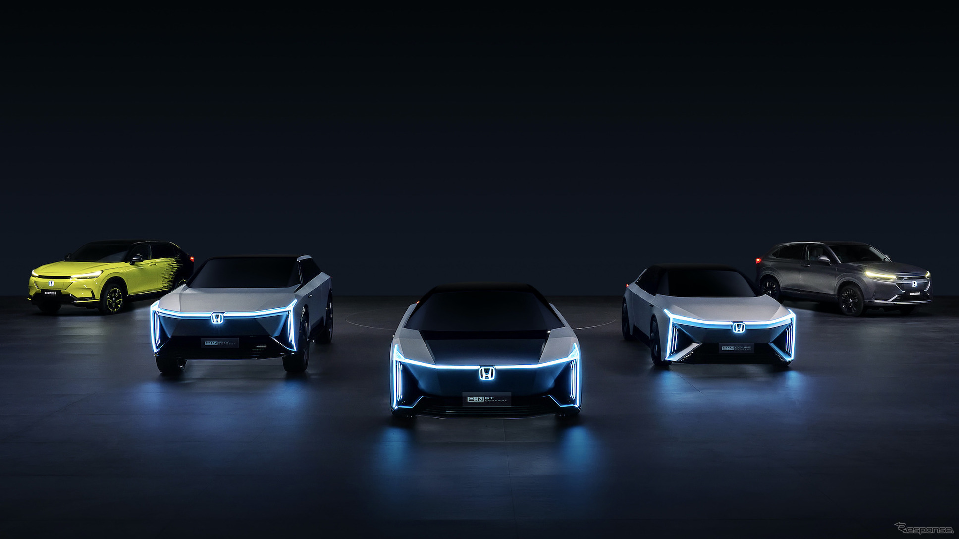 中国市場向け、ホンダの電動化車両（参考画像）