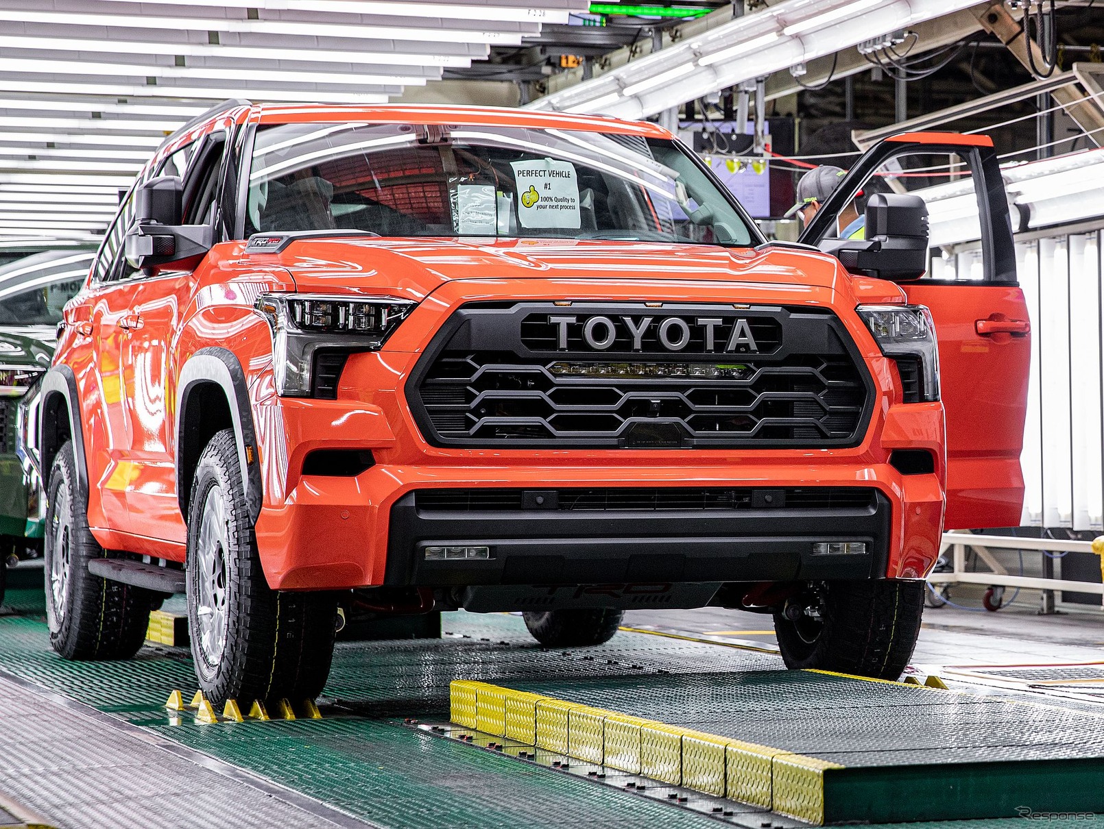 トヨタの米国テキサス州サンアントニオ工場で生産を開始した セコイア 新型
