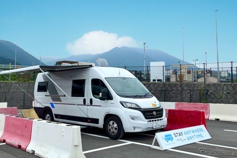 高速道路初のpa内車中泊スポット 新名神 鈴鹿に期間限定オープン 10月7日 11月27日 レスポンス Response Jp