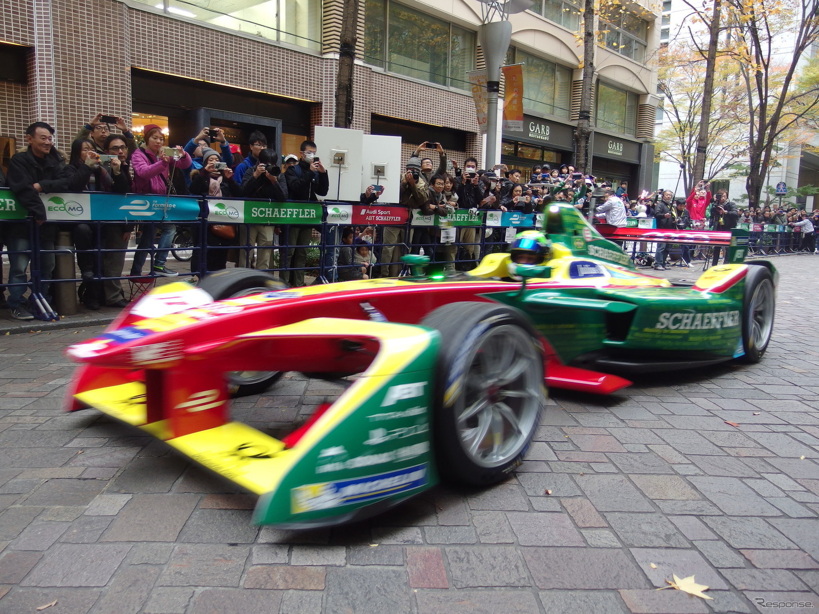 フォーミュラE東京丸の内デモラン（2016年11月23日）