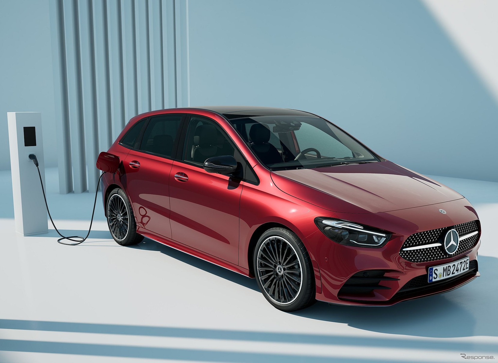メルセデスベンツ Bクラス 改良新型の「B250e」