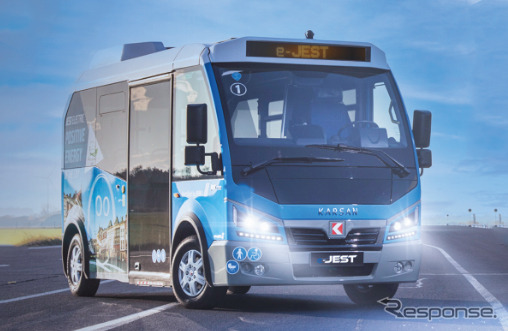 KARSAN社の小型ノンステップ電気バス「e-JEST」
