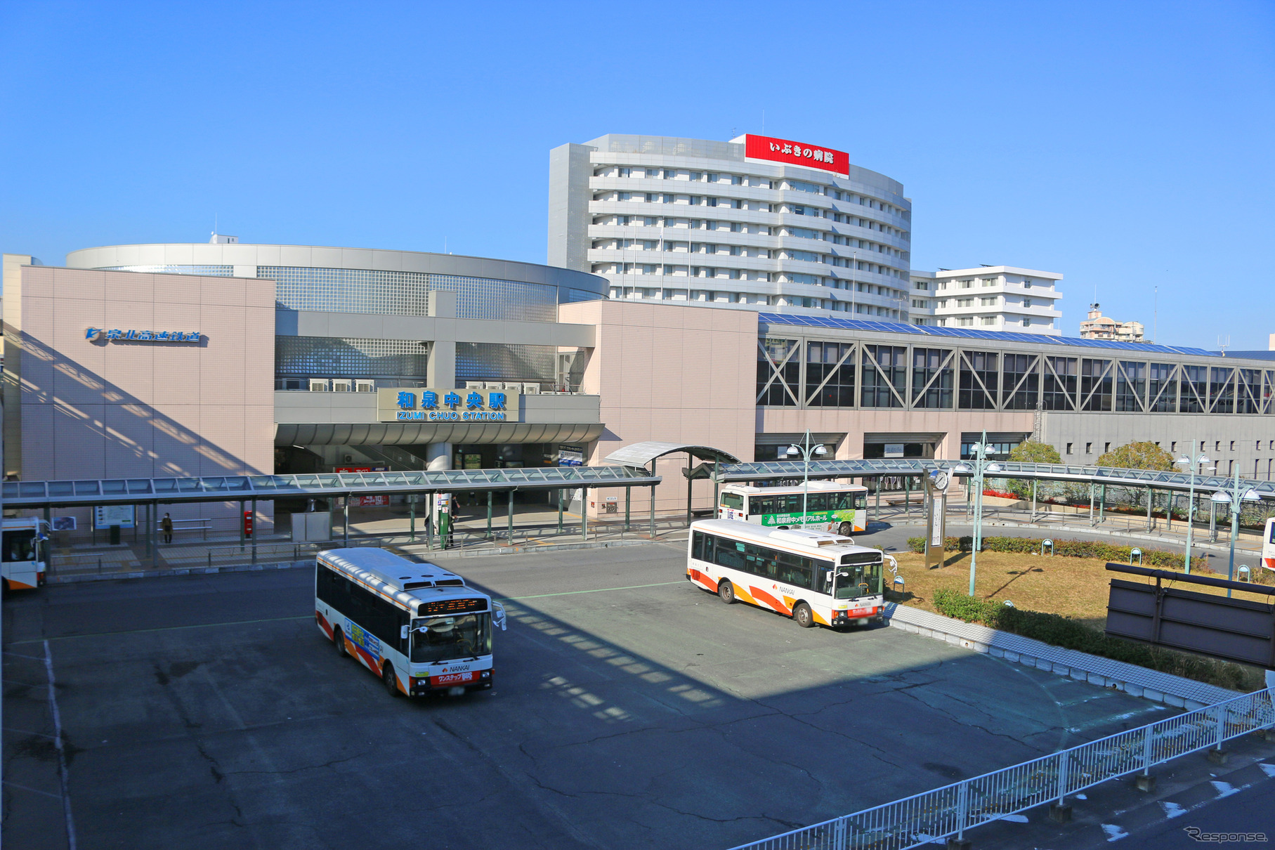 泉北高速鉄道の終点・和泉中央駅。