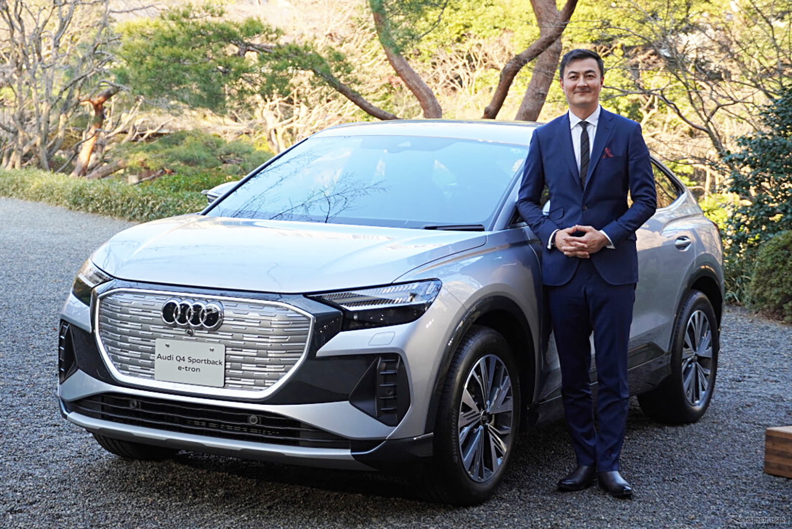 アウディのEV『Q4 e-tron』とアウディジャパンのマティアス・シェーパース氏